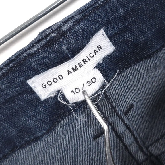 GOOD AMERICAN Women's Jeans 10/30 Skinny Button Fly Stretch GLEB16OT BLUE830 - Picture 2 of 13